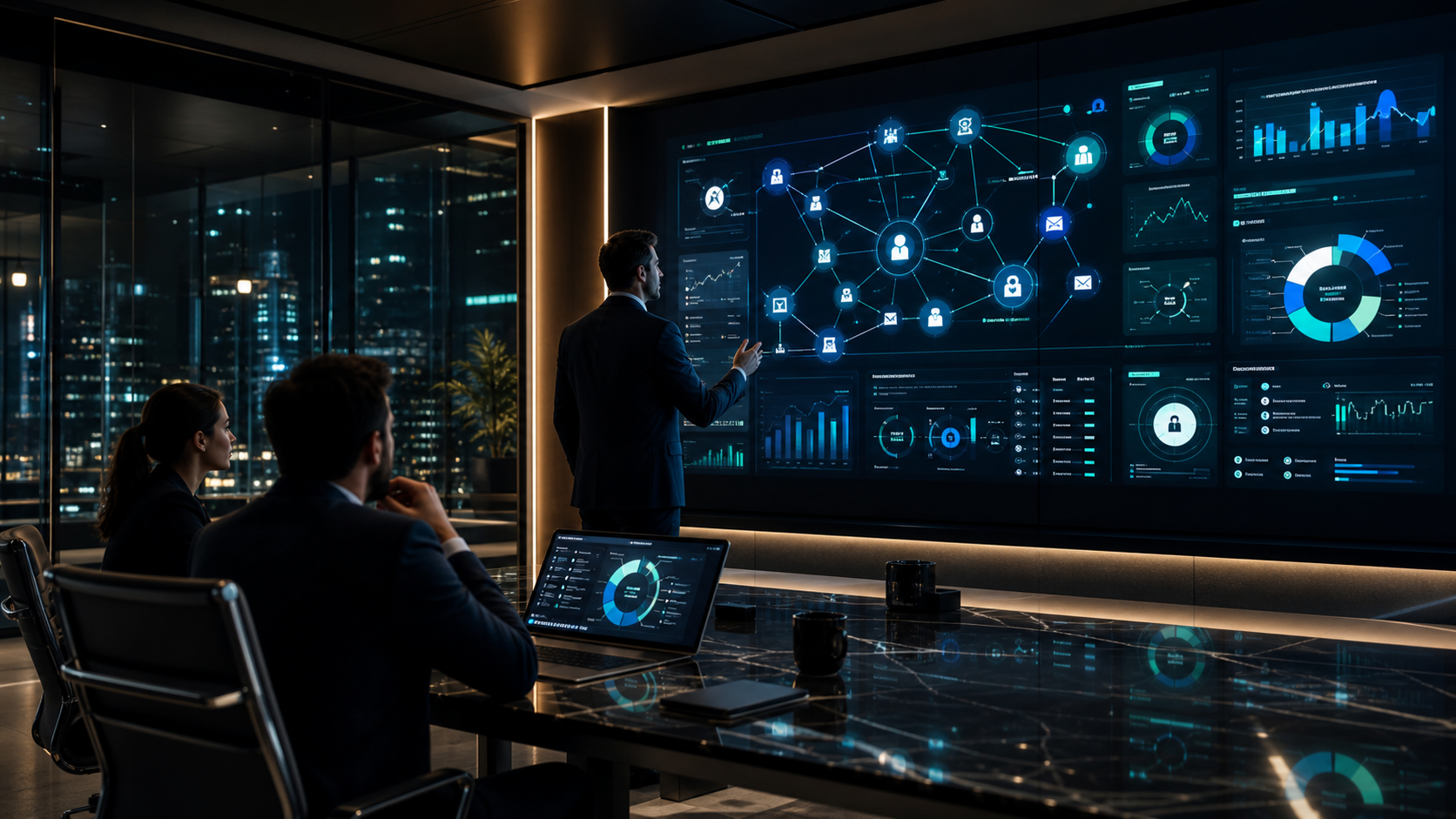 Premium AI automation command center